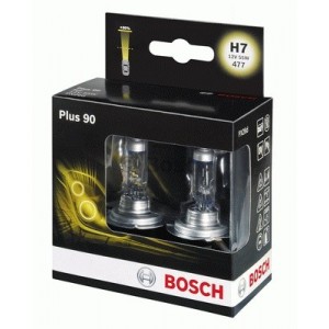 BOSCH H7 12V 55W Plus 90% (KOMPL.2 GAB)