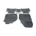 Grīdas paklāji (gumijas, 3gab., melns) RENAULT GRAND SCENIC II, GRAND SCENIC III, SCENIC II, SCENIC III 06.03-