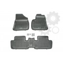 Grīdas paklāji (gumijas, 3gab., melns) PEUGEOT 3008 06.09-