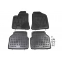Grīdas paklāji (gumijas, 4gab., melns) TOYOTA AVENSIS 04.03-11.08