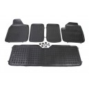 Grīdas paklāji (gumijas, 5gab., melns) SEAT ALHAMBRA 04.96-03.10