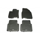 Grīdas paklāji (gumijas, 4gab., melns) NISSAN QASHQAI I 02.07-12.13