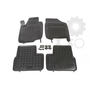 Grīdas paklāji (gumijas, 4gab., melns) PEUGEOT 207, 207 SW 02.06-