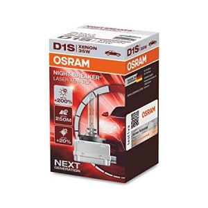 OSRAM D1S 35W XENARC® NIGHT BREAKER® LASER+200% Karton 1gab.