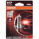 OSRAM H7 55W NIGHT BREAKER® SILVER +100% 12V Blister 1gab.