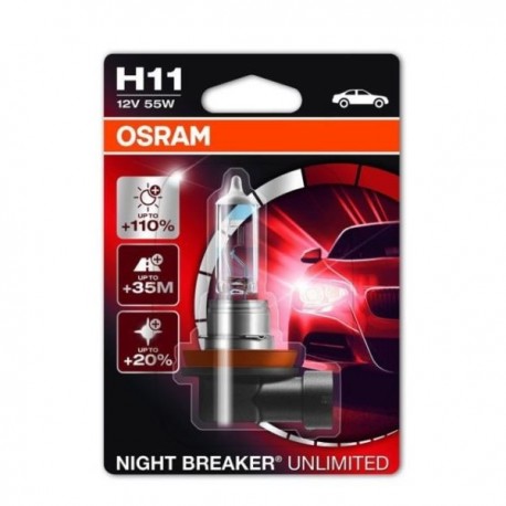 OSRAM Night Breaker Unlimited H11+110% 1GAB 
