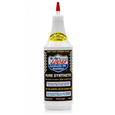 LUCAS PURE SYNTHETIC OIL STABILIZER- SINTĒTISKAIS EĻĻAS STABILIZATORS 946ML