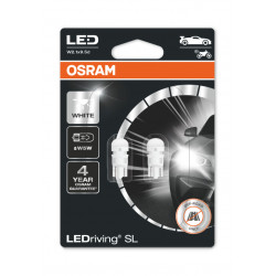 OSRAM W5W LEDriving SL White 6000K 12V Blister 2 GAB