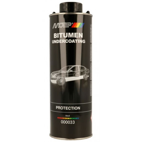 MOTIP Bitumen Based Undercoating 1l,Aizsardziba pret akmeniem,Skanas izolacija