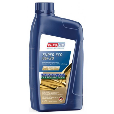 EUROLUB SUPER ECO SAE 0W20 1L