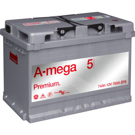 A-Mega Premium 12V /74AH /760A ( 276X175X190)