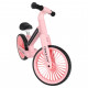 MODERNS LĪDZSVARA VELOSIPĒDS AR APGAISMOTU LED RĀMI ROZĀ KRĀSĀ